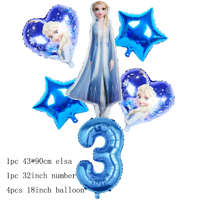 Гелиевые шары Холодное сердце в стиле принцессы Эльзы Дисней 32 дюйма 1 комплект |
