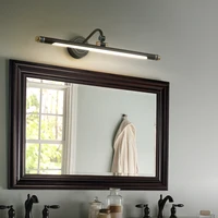 FKL Modern Gold Copper Mirror Front Light Bathroom Mirror Cabinet Light Household LED Sink Vanity Mirror Light
