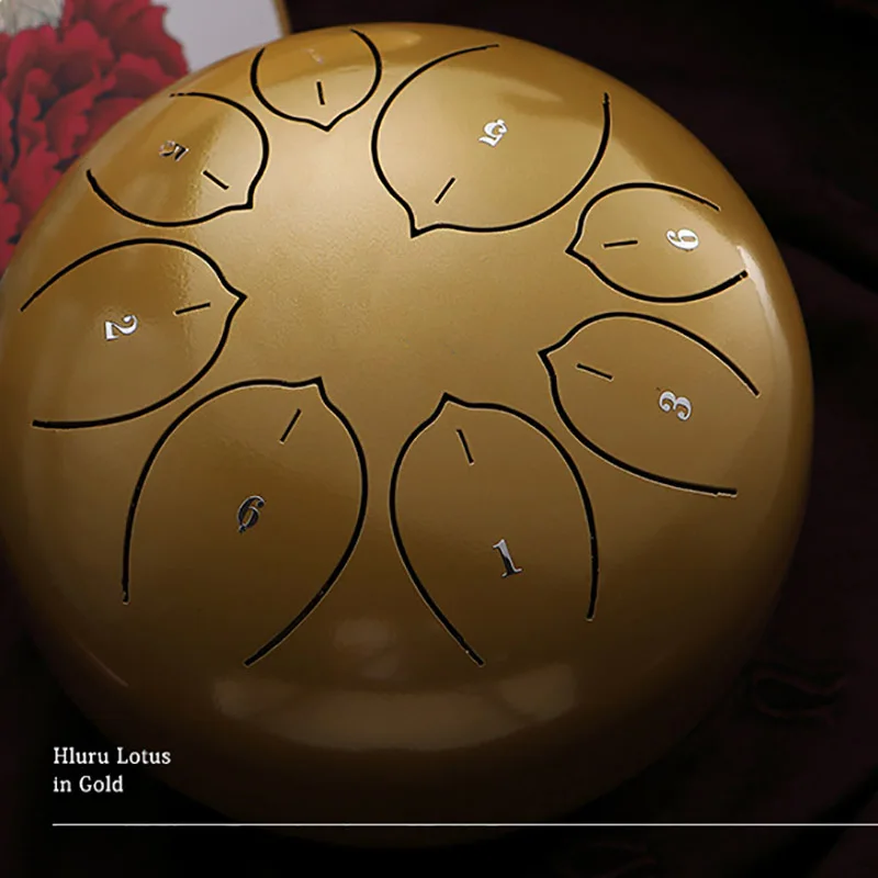 Барабан для языка 8 дюймовый стальной барабан tune Hand Pan с барабанами сумка