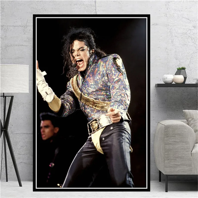 Michael Jackson Rip Musician King Star Canvas Painting Posters And Prints Wall Art Picture Nordic Decoration Home Decor Quadro