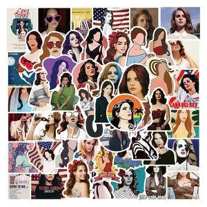 103050pcs singer lana del rey stickers diy car guitar phone motorcycle laptop fridge waterproof graffiti decal kid toy sticker free global shipping
