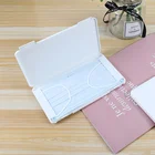 Полезный чехол для хранения Маски PP, ins pop red Card blue id holder, защитная коробка для защиты от пыли и размер M3, распродажа в наличии