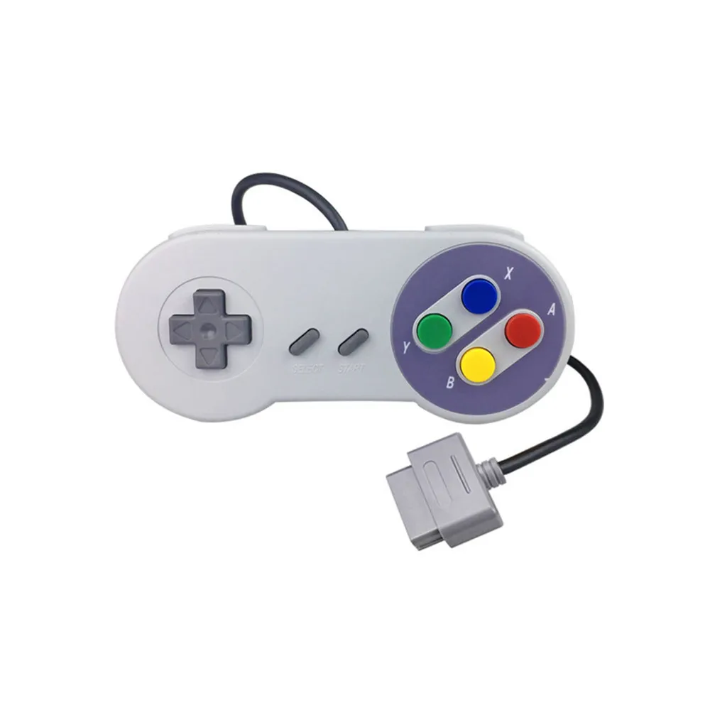 100 шт 16 бит игровой контроллер геймпад джойстик для Nintend SNES Системы