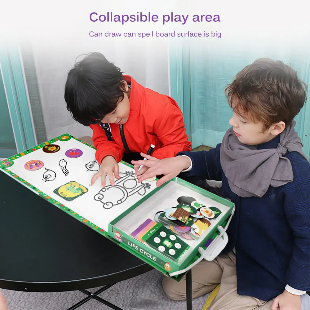 

Puzzle Kids Toy Magnetic Montessori Puzzle Life Cycle Puzzles Leaning Educational Toy Early Childhood Education Kids Toys