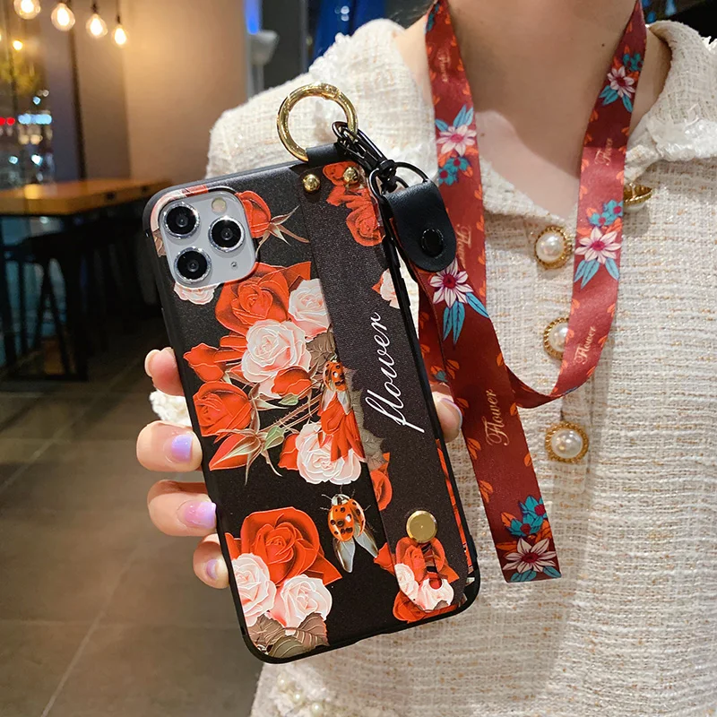 Чехол-держатель Aweful для Redmi note 10 pro 9 9S Note 7 8 K20 K30 K40 POCO X2 X3 Xiaomi Mi CC9 A3 lite с ремешком |