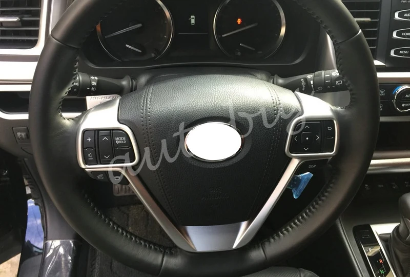 Матовая хромированная внутренняя накладка на рулевое колесо с аудио