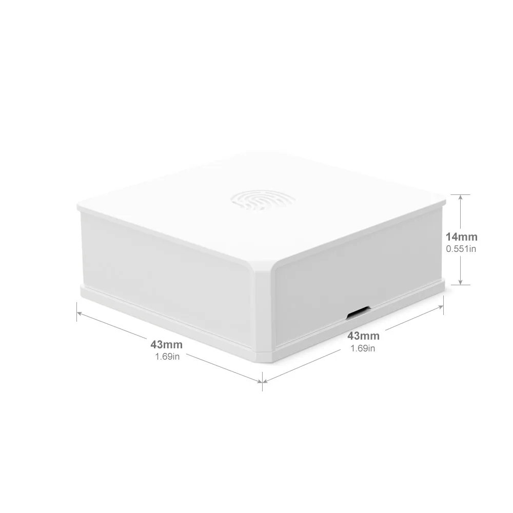 Беспроводной переключатель SONOFF SNZB 01 Mini Zigbee двухсторонний выключатель света для