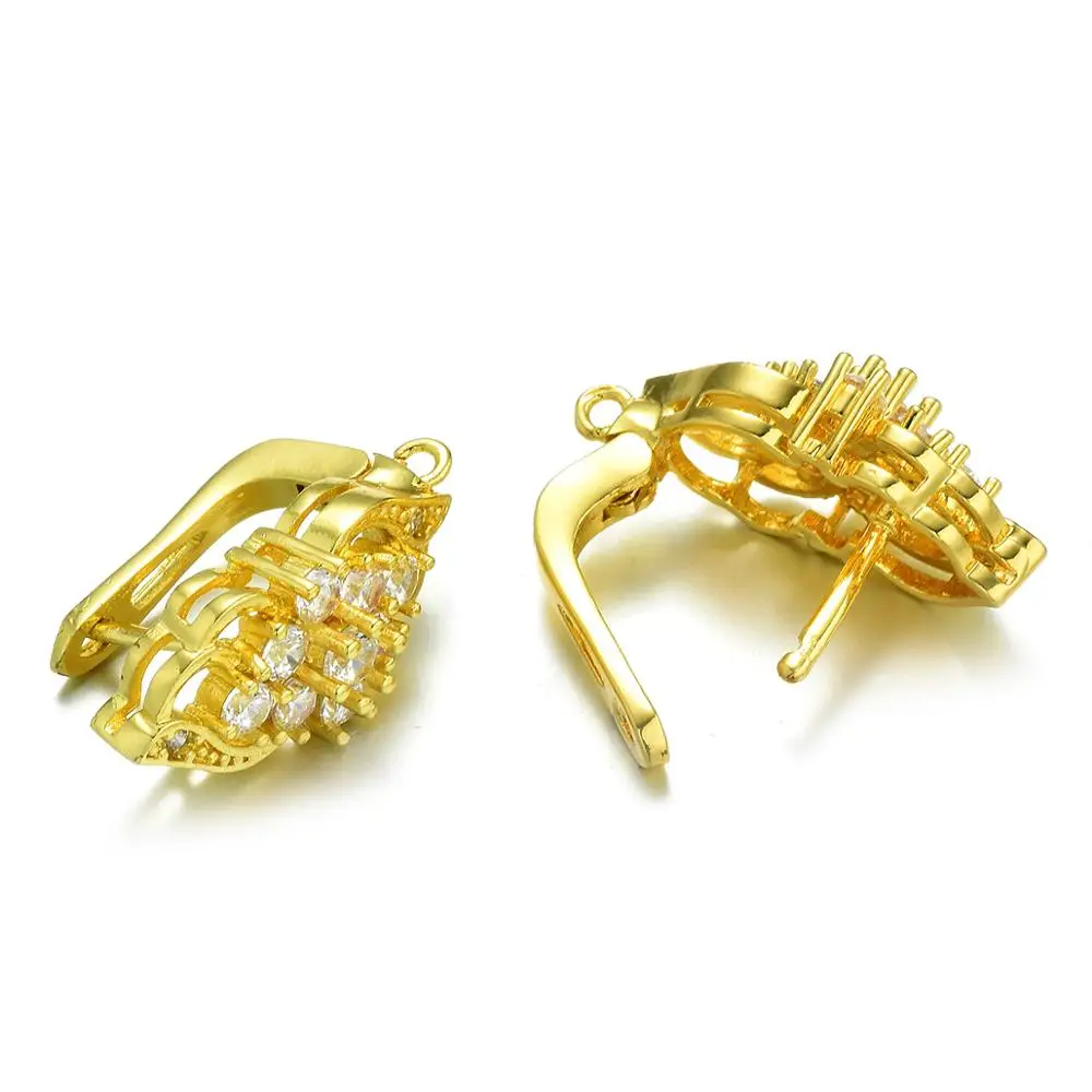 Роскошные блестящие фианиты CHSXY зеркальные серьги аксессуары для женщин