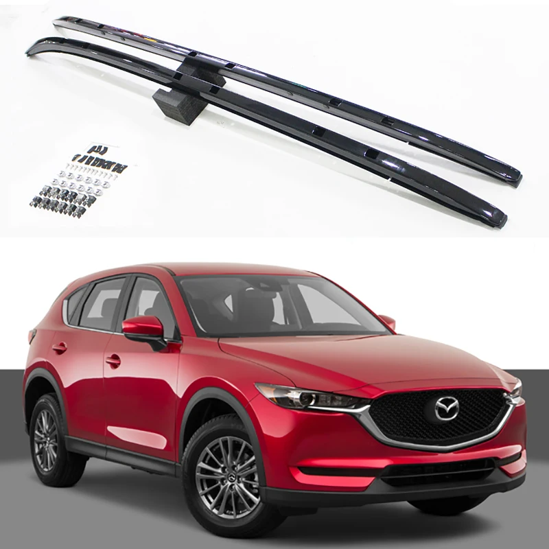 Car Roof Rack For Mazda CX-5 CX5 2016-2022 Rails Bar Luggage Carrier Bars top Cross bar Rack Rail Boxes Aluminum Alloy