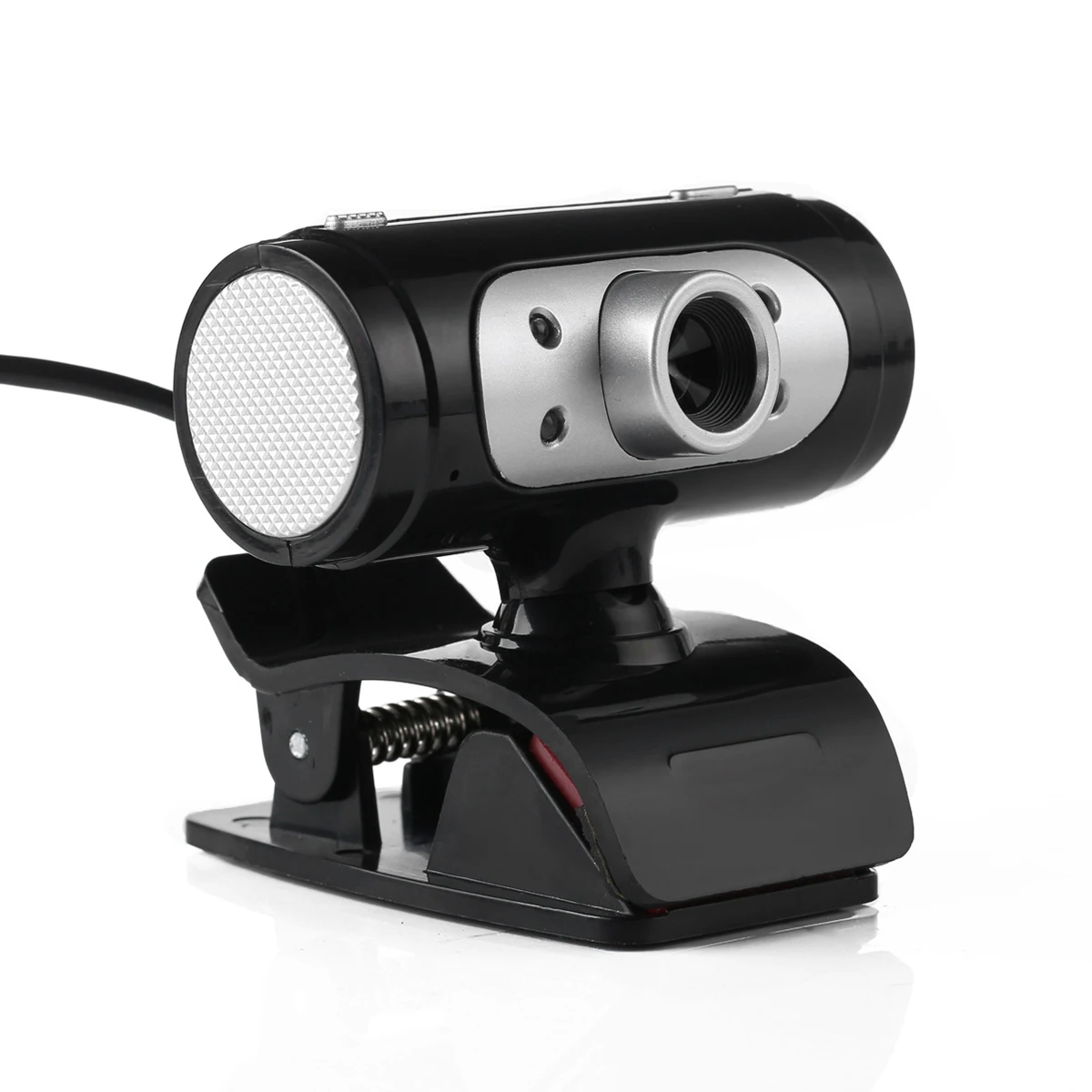 

Computer Camera USB 720P Web Camera Clip-on Webcam with digital noise reduction Mic LED Light for Desktop PC Laptop