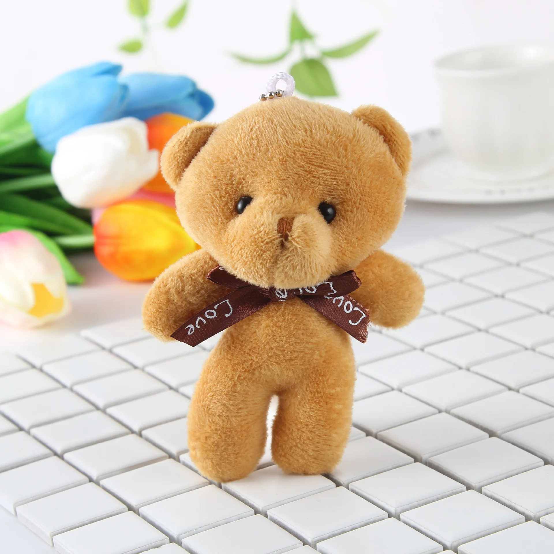 Kawaii Teddy Bear брелок плюшевые игрушки милые животные мини Медведя Подвеска Плюшевая