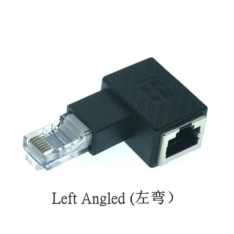 Переходник Ethernet Cat5e/Cat6 90 градусов и 270 RJ45 8P8C штекер | Компьютеры офис
