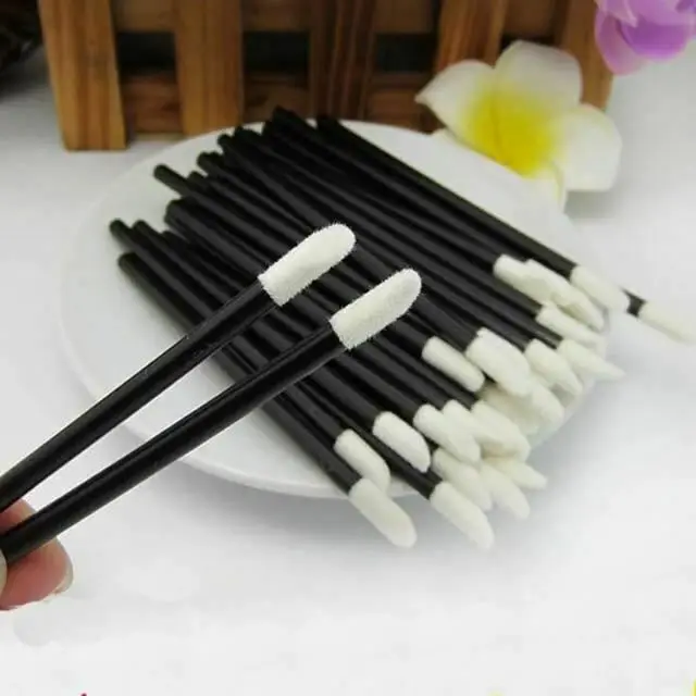100 шт. одноразовые кисточки для губ кисти мягкая Кисть макияжа палочки Красота
