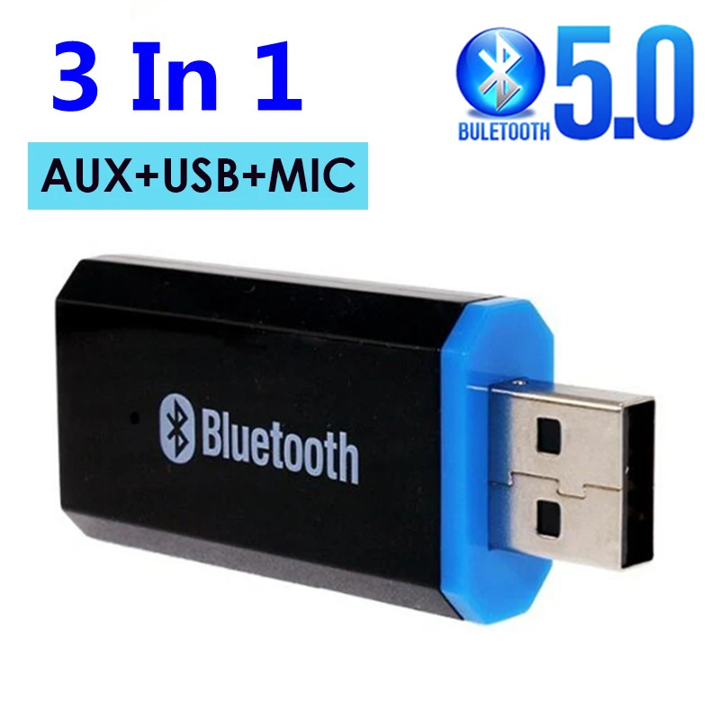 USB RCA AUX 3 5 мм разъем Bluetooth 0 приемник с микрофоном стерео беспроводной адаптер для