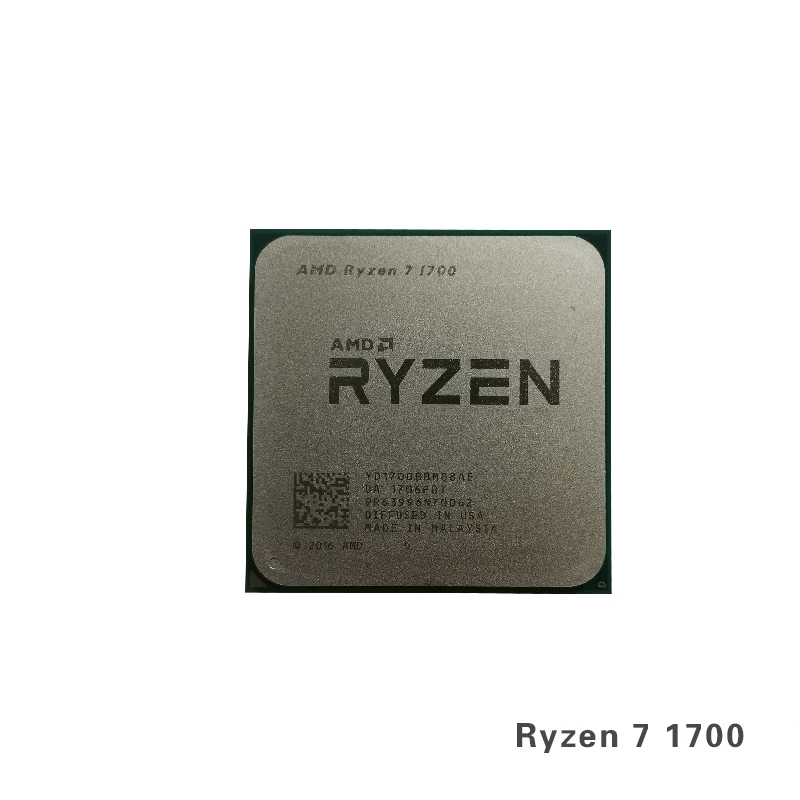 Процессор AMD Ryzen 7 1700 R7 1700 3,0 ГГц Восьмиядерный процессор с шестнадцать потоками процессор 65 Вт Socket AM4