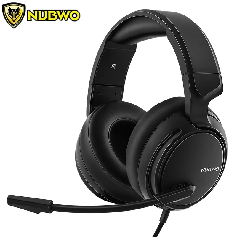 NUBWO N12 PS4 игровая гарнитура лучший ПК игровой шлем Стерео Игровые наушники с