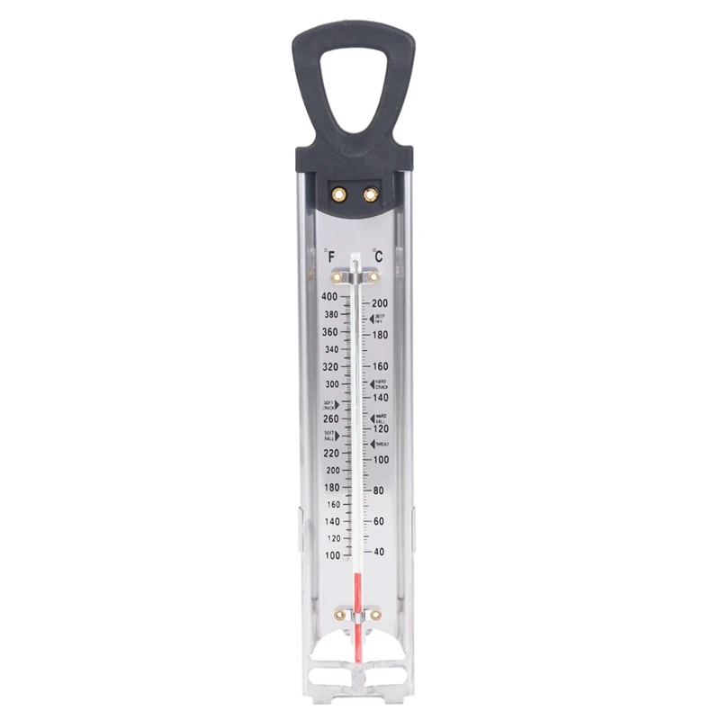 

Термометр для конфет/желе/фри, из нержавеющей стали, с креплением для кастрюль и кратким измерительным направляющим для температуры