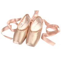ushine 29 44 professional high quality ladies satin ballet shoes with ribbons ballet pointe shoes ballerina girls woman