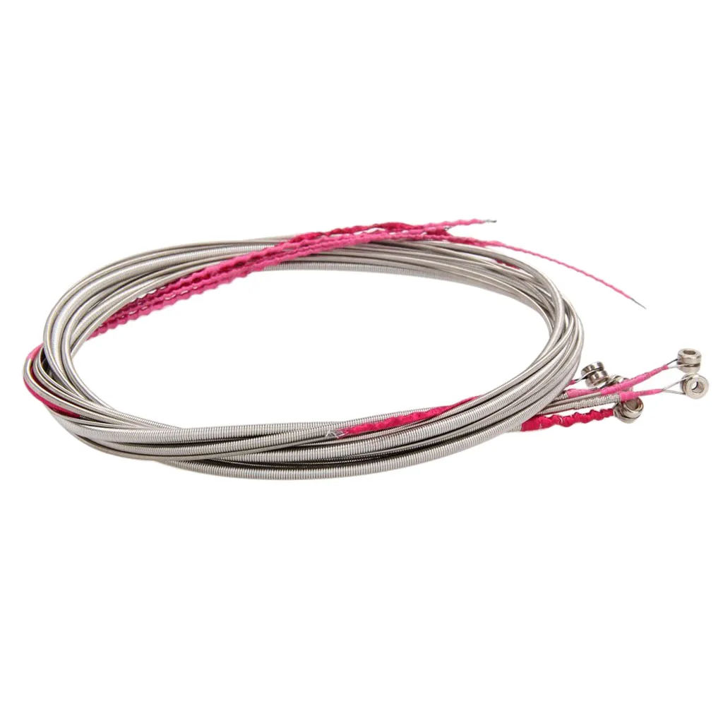 Набор из 5 стальных струн для струнных басов инструмент настройки гитары