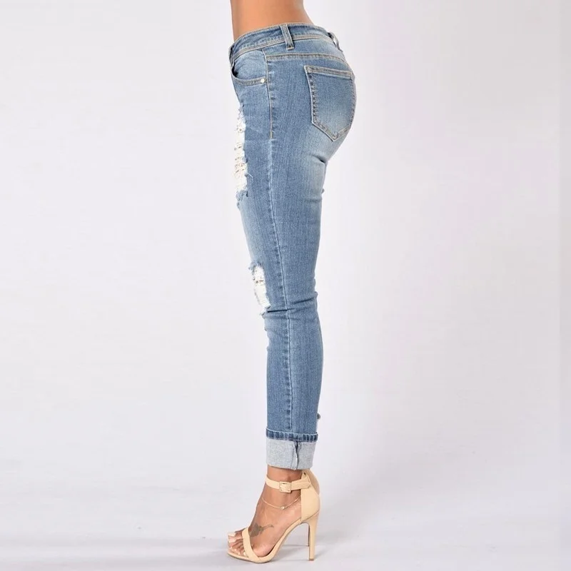 Женские винтажные джинсы MIND FEET повседневные длинные синие брюки карандаш разных