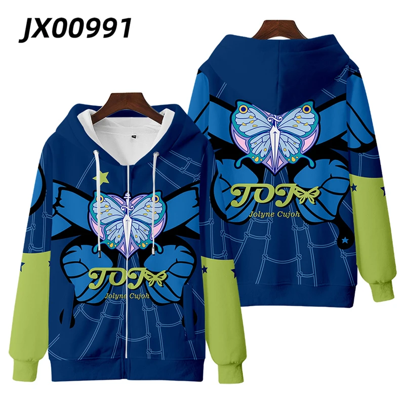 Толстовка для косплея Джоджо по мотивам аниме Невероятные приключения толстовка