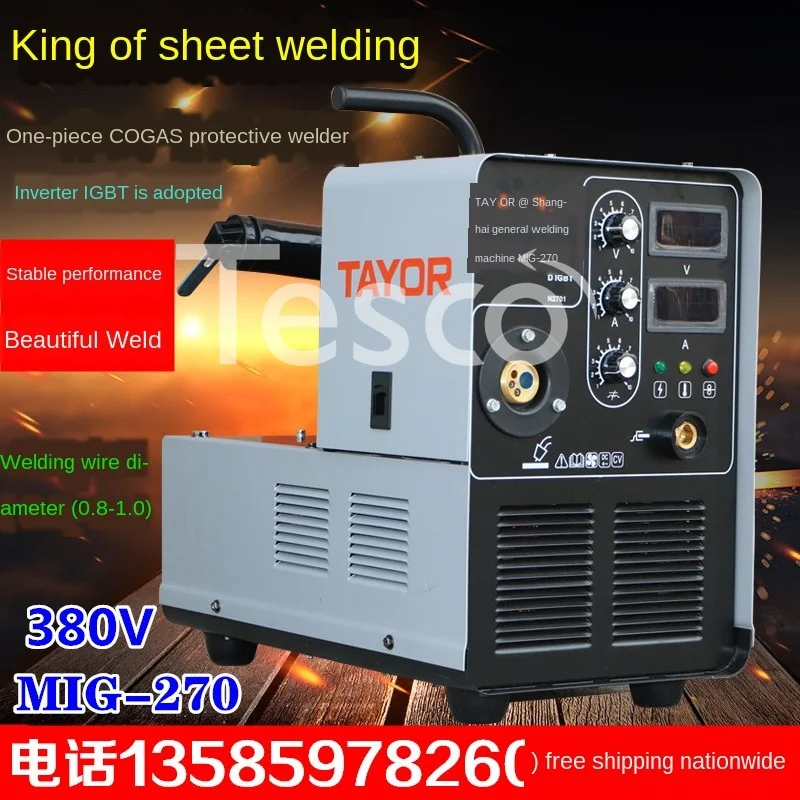 

MIG-270 (380V) gas shielded welding machine Two electric NB200YT (220V)