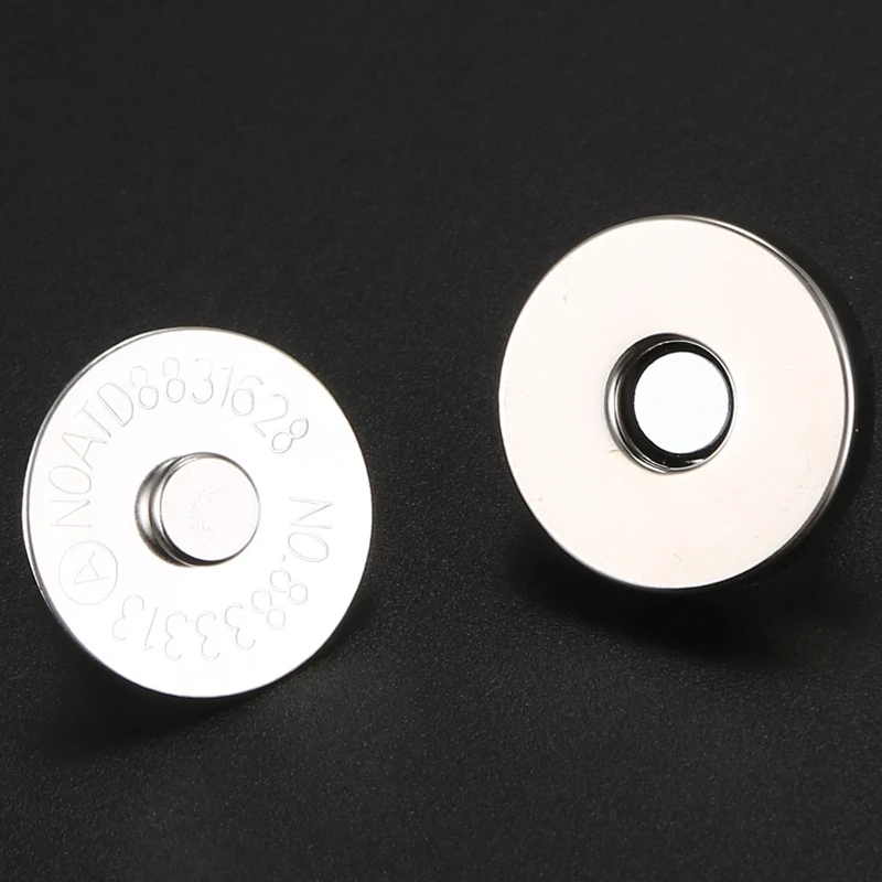 

20 Sets Magnetic Button Clasp Snaps 18mm - Great for Sewing, Craft, Purses, Bags, Clothes, Leather