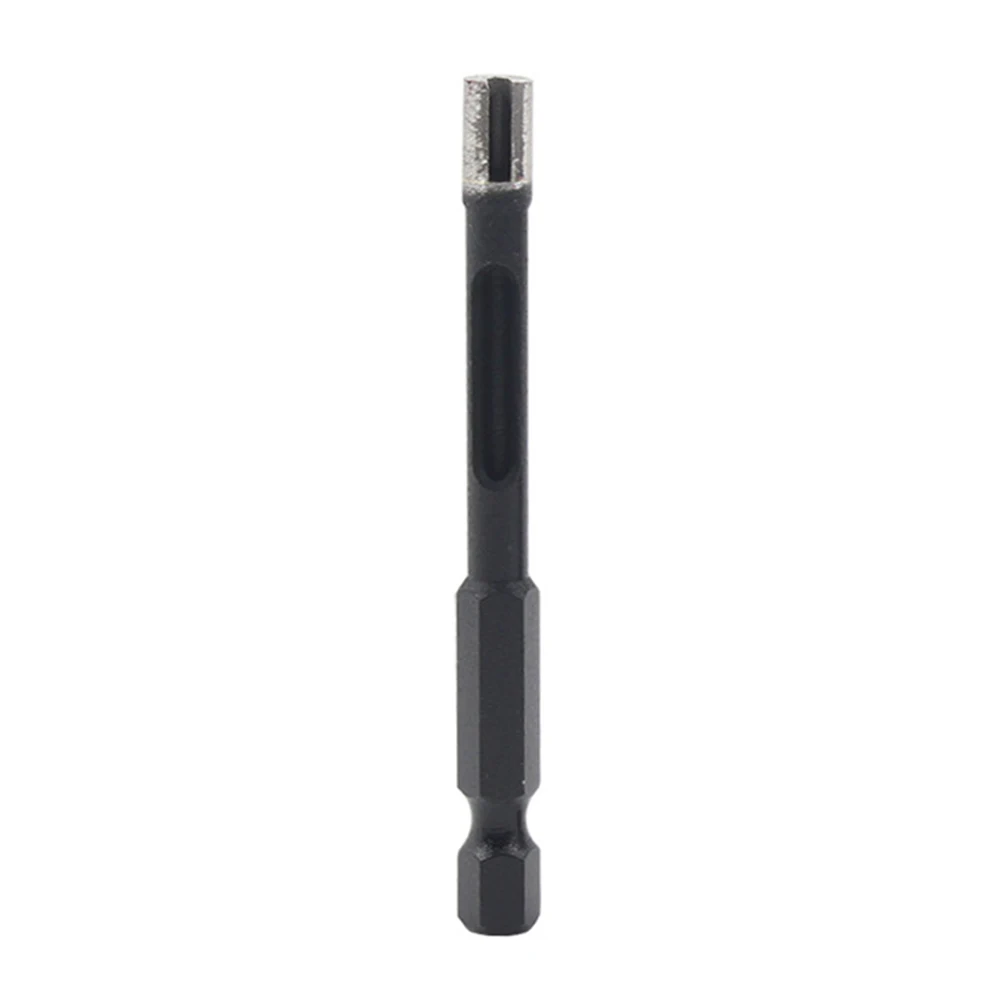 

6pcs Power Tool Drill Bit Set Ceramic Tile Black For Marble Granite Hole Opener Hexagonal Shank High Hardness Cutter Practical