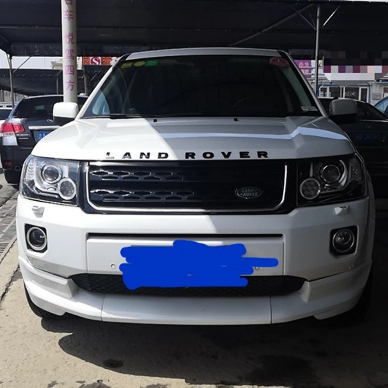 3 шт./компл. 2010- freelander 2 ABS Пластик Неокрашенный фронт бампера v-стиля для Land Rover freelander 2