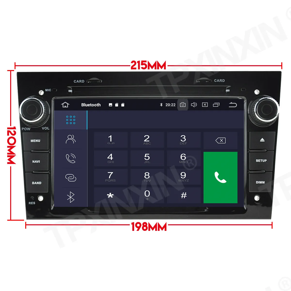 Автомобильная стереосистема 6 + 128G Android 11 мультимедийный DVD-плеер с GPS для Opel Astra H