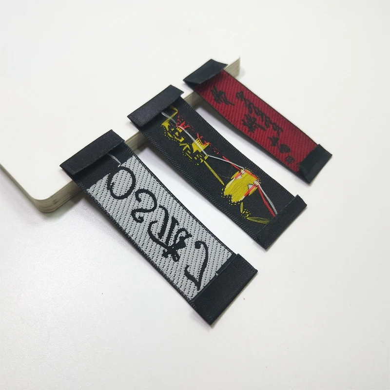 CustomizedDesginlogoSuppliesHighQualityFashion15x60mmClothWoodenShuttleMachineWovenLabelsEndFolderCarmentAccessoriesFreeShipping|woven labels|quality woven labelslabels |