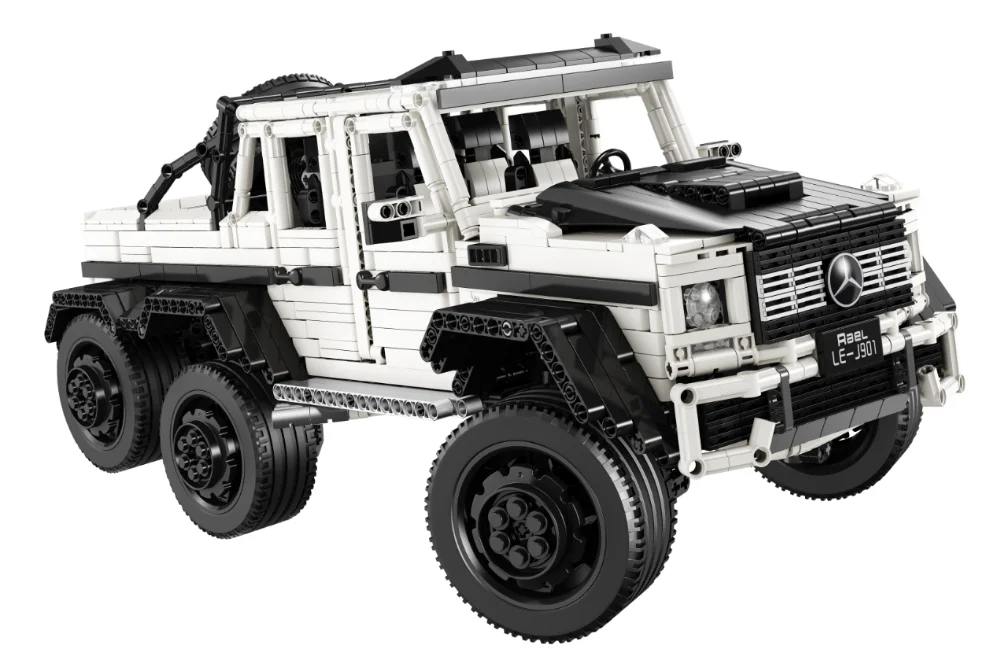 AMG G63 двигатель RC масштаб 1:8 BEnz 6X6 совместимый Technic MOC строительные lepinbricks блоки кирпичи обучающая модель игрушки подарки