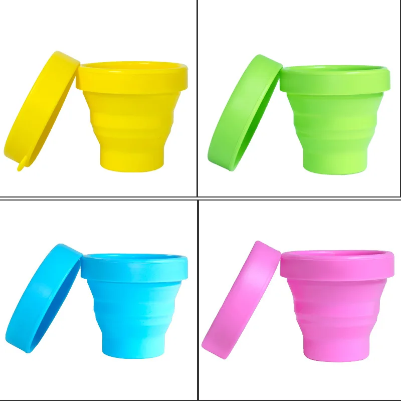 Товары для спорта на открытом воздухе складная чашка силиконовая дорожная легко