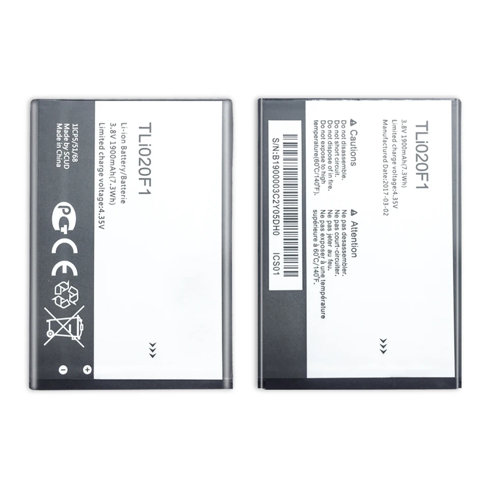 Для TCL J720 J720T J726T J728T для Alcatel One Touch Pop 2 5042d ALCATEL C7 OT 7040 7040D TLi020F1 2000mAh