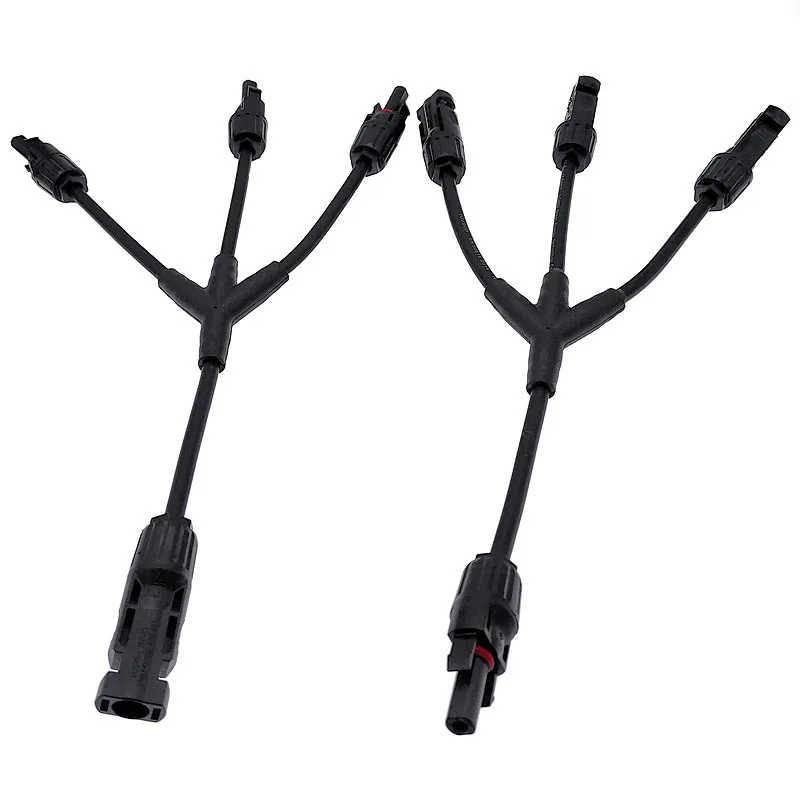 CMMC4 Солнечная фотоэлектрическая панель адаптер Кабельный разъем 3 ветка четыре