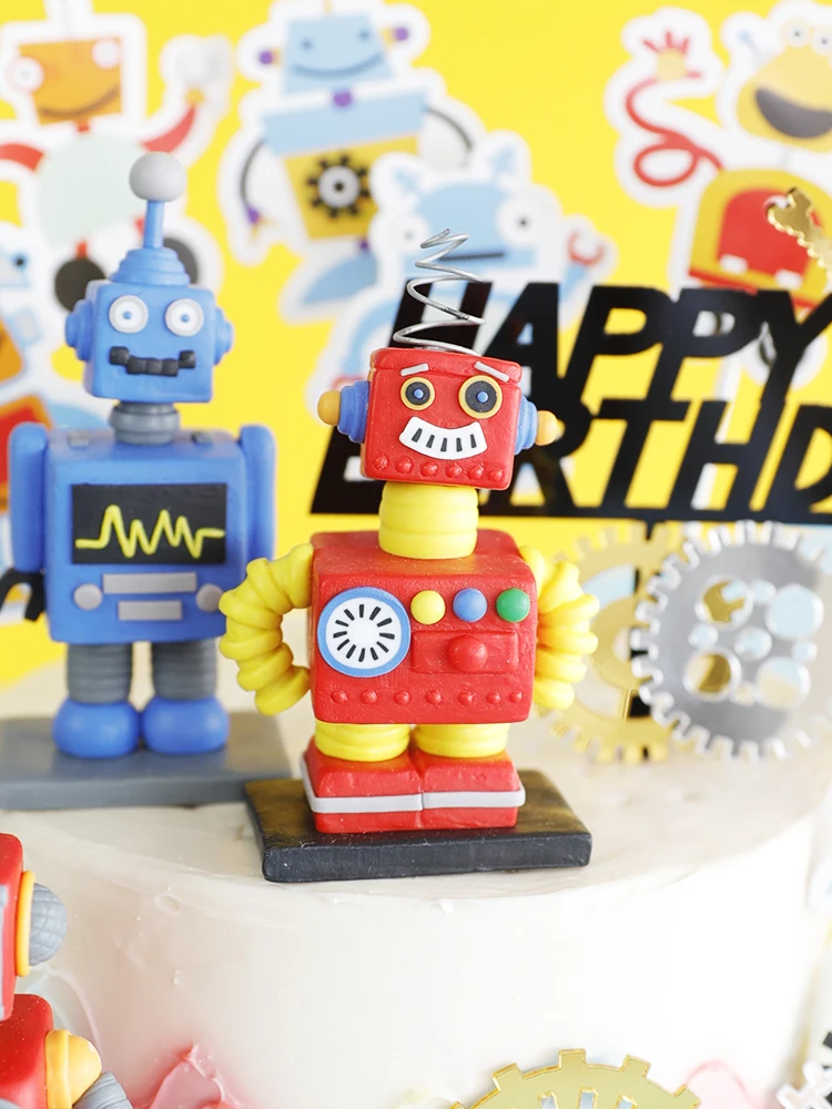 Машинка для выпечки тортов в стиле панк подключаемый паровой робот мягкая