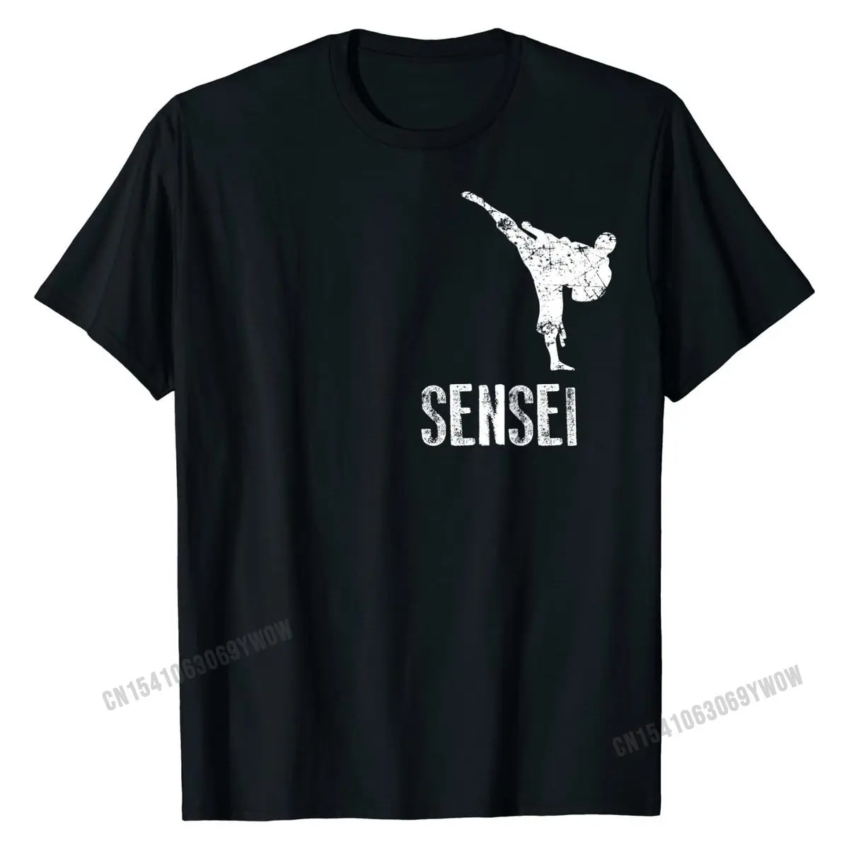 Каратэ рубашка сенсей крутые Единоборства подарок вечерние печатных футболки