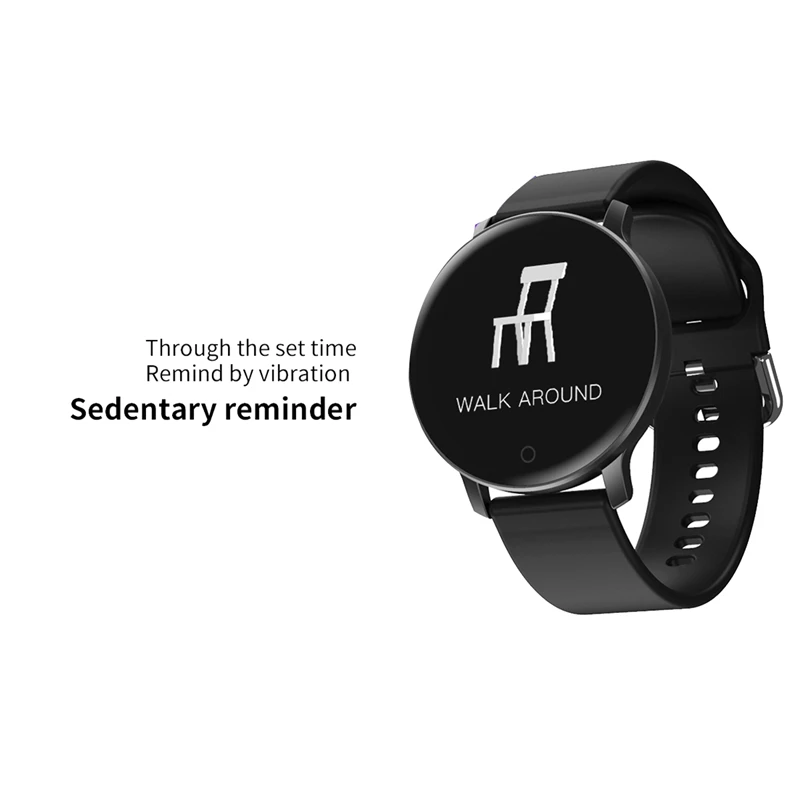 

X9 Smart Bracelet 1.3 Inch Round Sn HD IPS Color Sn Heart Rate Blood Pressure Sleep Monitoring Tracker(Black)