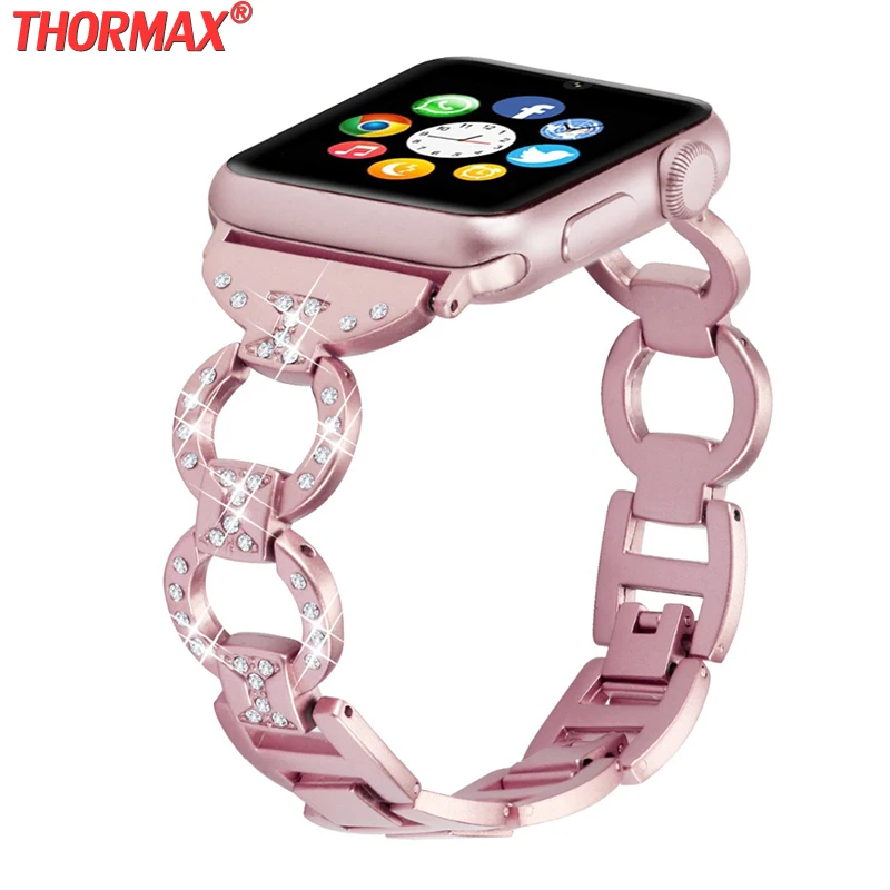 Браслет из нержавеющей стали для iWatch 4/3/2/1|Ремешки часов| |