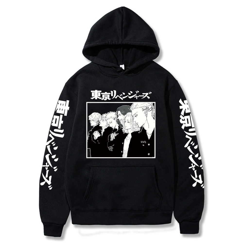 

Anime Tokyo Revengers Hoodie Men's Casual Harajuku Women Hoody Sweatshirt Fashion Hoodies Tops Grunge Gothic Clothes Streetwear