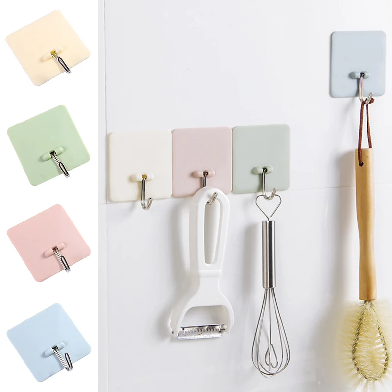 1 шт. настенный крючок-вешалка для полотенец 4 цвета | Дом и сад