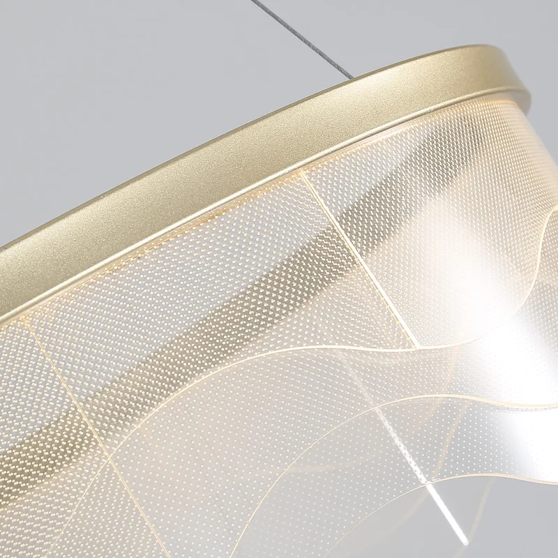 Современный круглый золотой люстра светильник ing светодиодный подвесной для