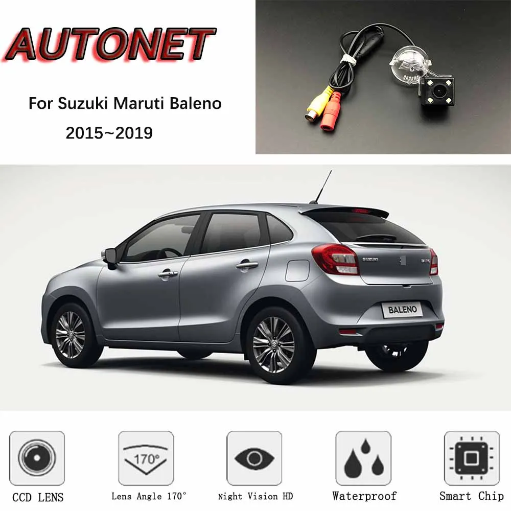 AUTONET резервная камера заднего вида для Suzuki Maruti Baleno 2015 2016 2017 2018 2019 хэтчбек Ночное видение/номерной знак камера