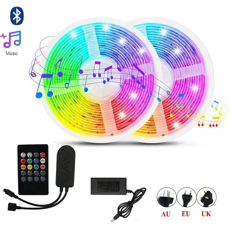 Умная светодиодная ленсветильник s RGB 5050 музысветильник световая полоса