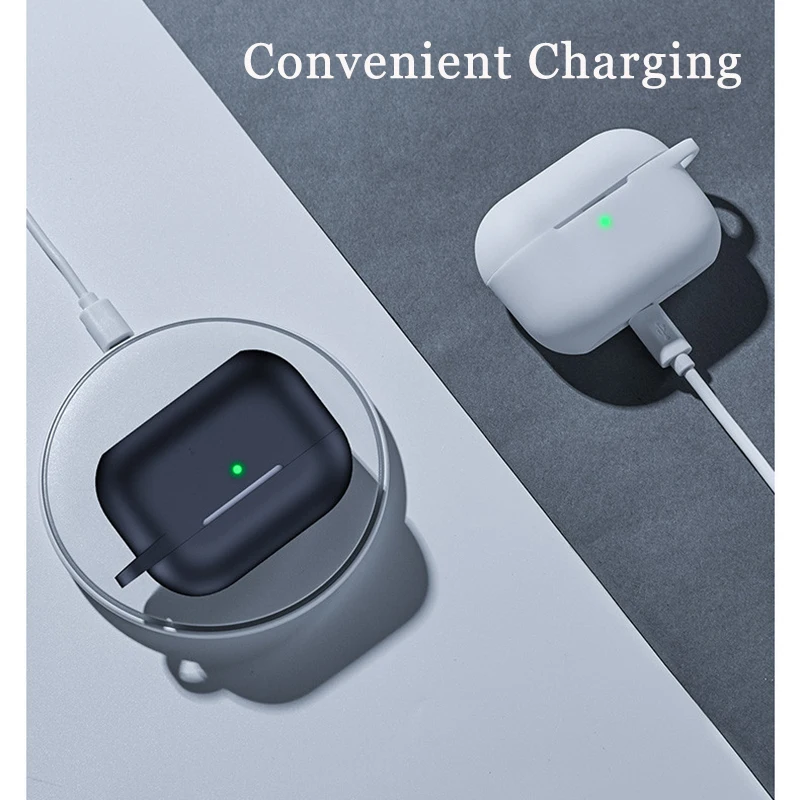 Беспроводные Bluetooth-наушники для AirPods Pro 2019 мягкий чехол из ТПУ Airpods3 | Электроника