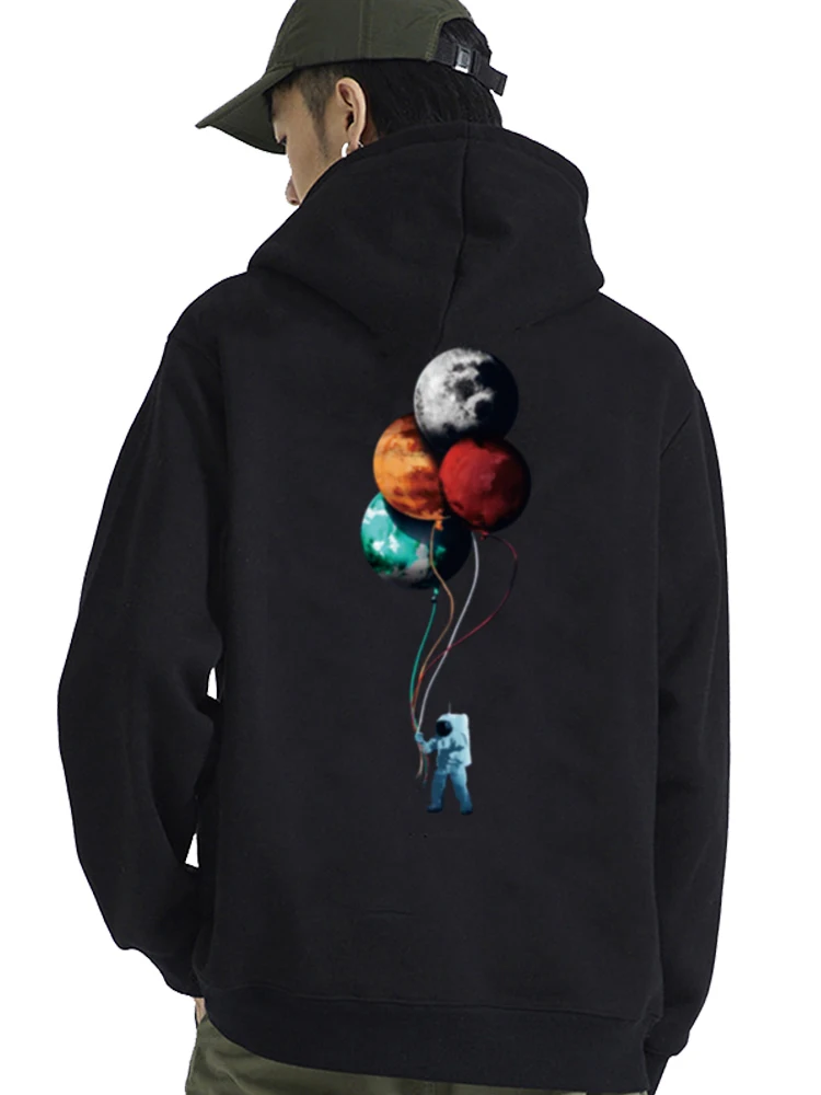 Хлопковая толстовка большого размера толстовки для мужчин астронавт