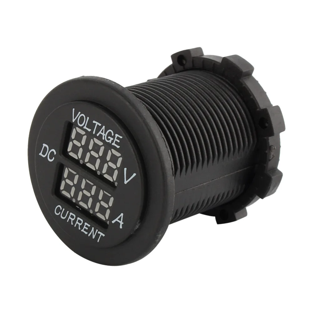 

2 In 1 6-36V Voltmeter 0-15A Ammeter Voltage Current Tester Meter For Motorcycle withTerminals Measuring Tools High Quality