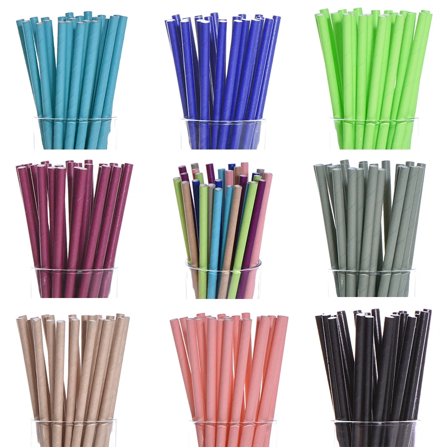 Экологически чистые Зеленые Бамбуковые стеклянные соломинки 25 шт. детское