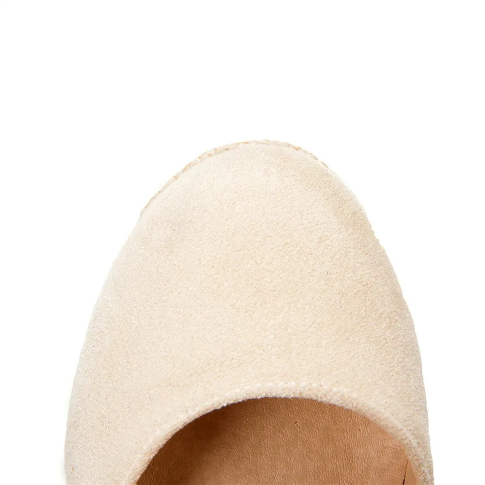 

2021 New Fashion Wedge Sandals Women Summer Round toe Sandals Fashion Platform High Heels Bow Ladies Shoes Size34-43 Beige Black