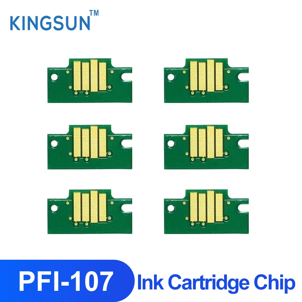 

Чип картриджа PFI107 PFI 107 для принтера Canon iPF670 iPF680 iPF685 iPF770 iPF780 iPF785, 6 шт.